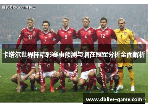 卡塔尔世界杯精彩赛事预测与潜在冠军分析全面解析